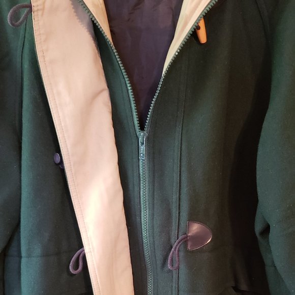 Herman Kay, Size 14, Emerald Green Winter Coat - Picture 6 of 16